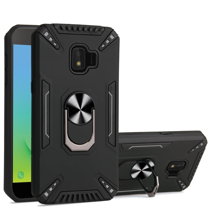 For Samsung Galaxy J2 Core PC + TPU Protective Case with 360 Degrees Rotatable Ring Holder