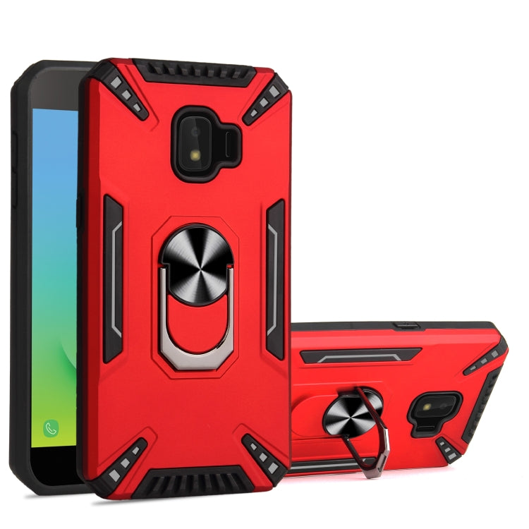 For Samsung Galaxy J2 Core PC + TPU Protective Case with 360 Degrees Rotatable Ring Holder