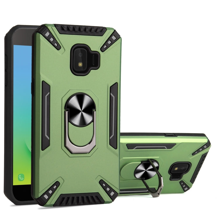 For Samsung Galaxy J2 Core PC + TPU Protective Case with 360 Degrees Rotatable Ring Holder