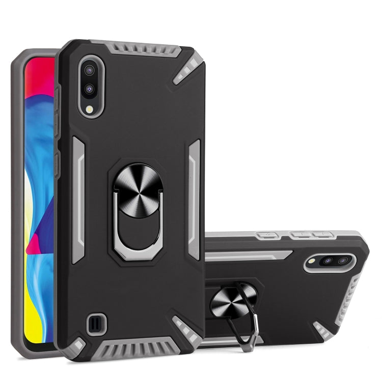 For Samsung Galaxy M10 PC + TPU Protective Case with 360 Degrees Rotatable Ring Holder