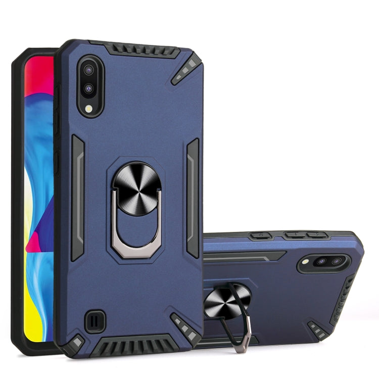 For Samsung Galaxy M10 PC + TPU Protective Case with 360 Degrees Rotatable Ring Holder