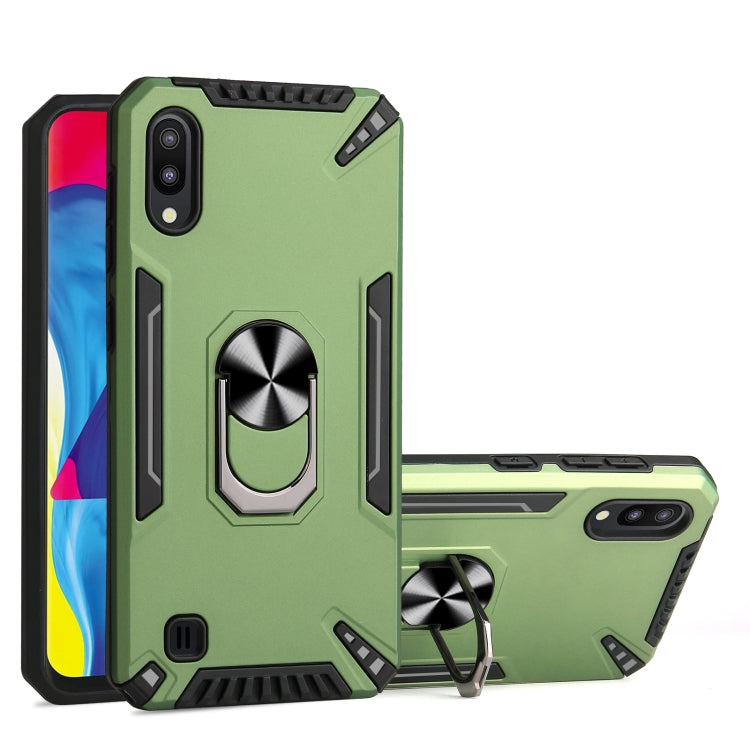 For Samsung Galaxy M10 PC + TPU Protective Case with 360 Degrees Rotatable Ring Holder