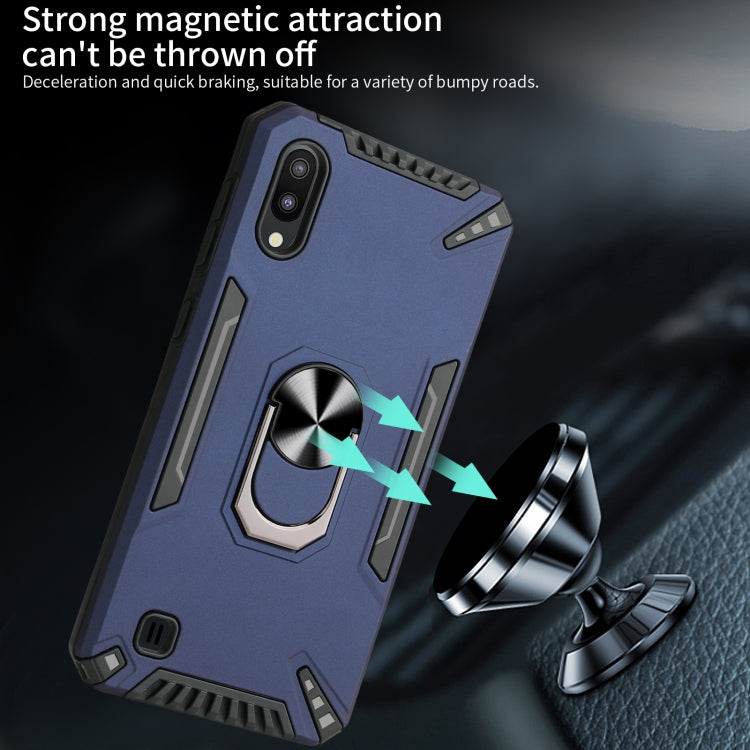 For Samsung Galaxy M10 PC + TPU Protective Case with 360 Degrees Rotatable Ring Holder