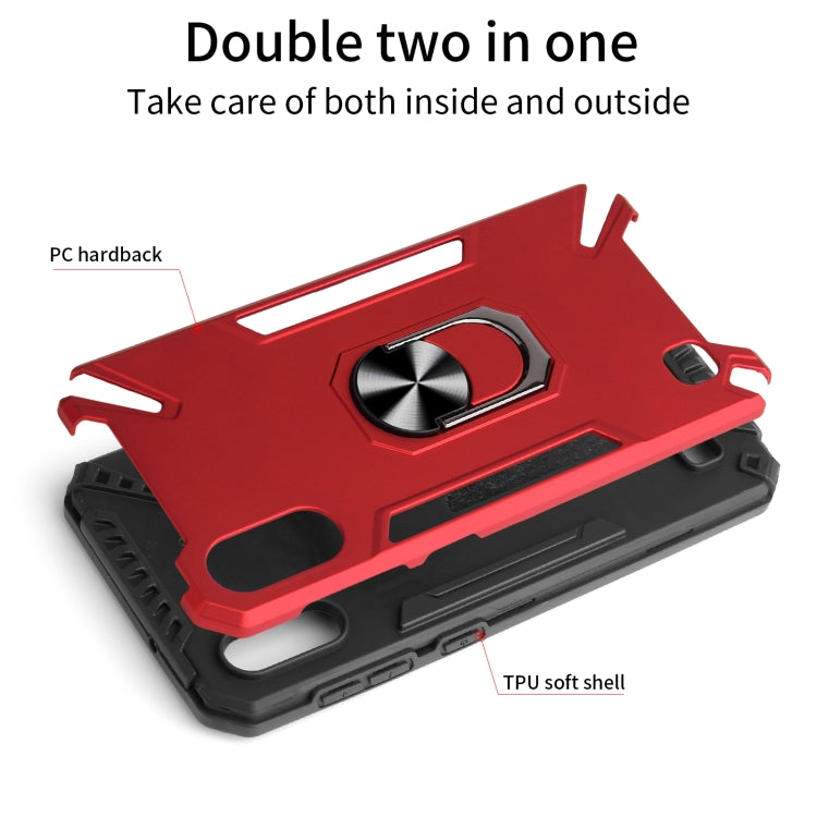 For Samsung Galaxy M10 PC + TPU Protective Case with 360 Degrees Rotatable Ring Holder