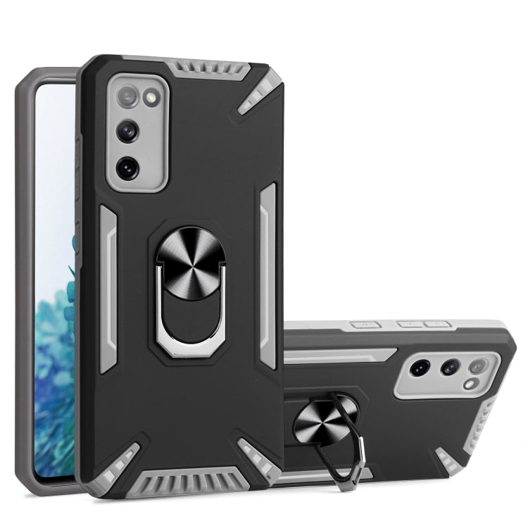 For Samsung Galaxy S20 FE PC + TPU Protective Case with 360 Degrees Rotatable Ring Holder