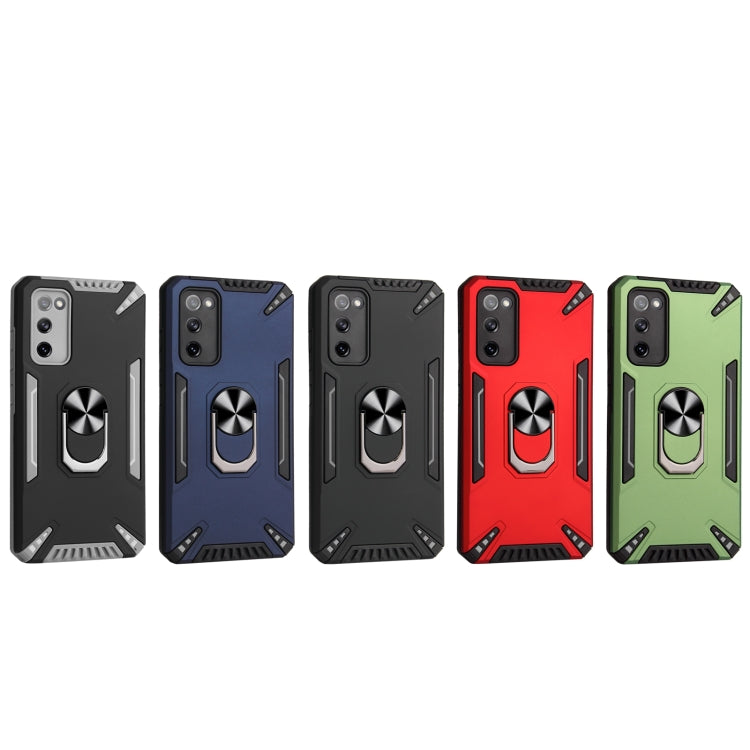 For Samsung Galaxy S20 FE PC + TPU Protective Case with 360 Degrees Rotatable Ring Holder