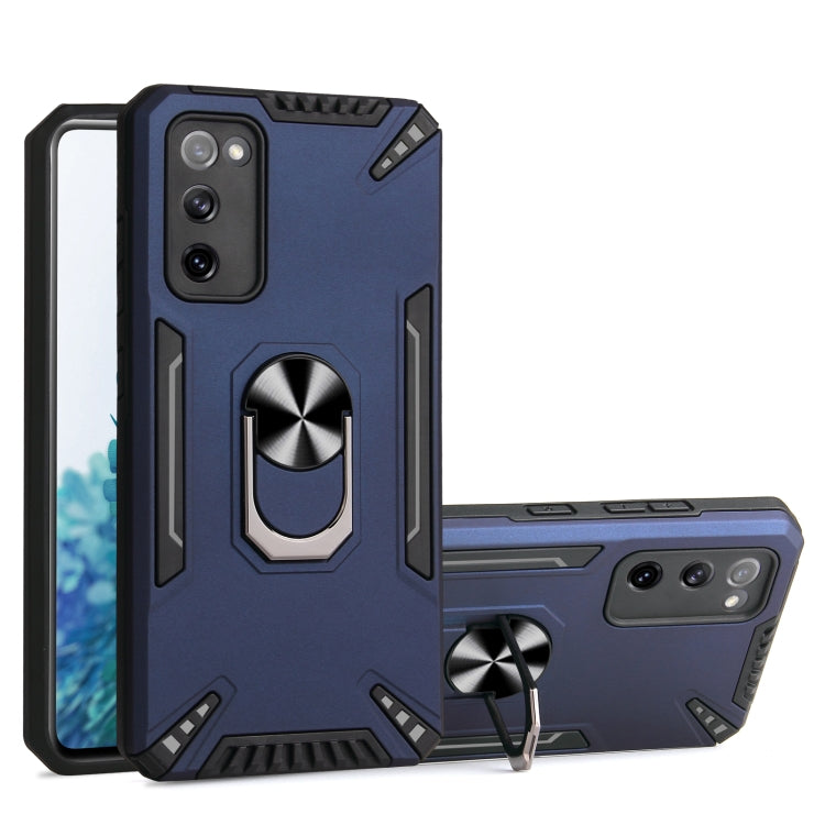 For Samsung Galaxy S20 FE PC + TPU Protective Case with 360 Degrees Rotatable Ring Holder
