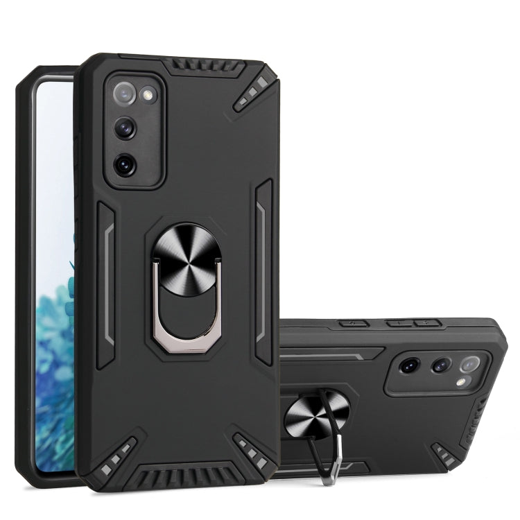 For Samsung Galaxy S20 FE PC + TPU Protective Case with 360 Degrees Rotatable Ring Holder