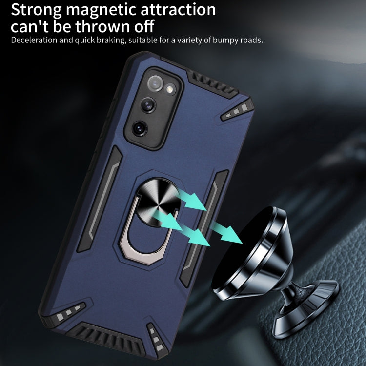 For Samsung Galaxy S20 FE PC + TPU Protective Case with 360 Degrees Rotatable Ring Holder