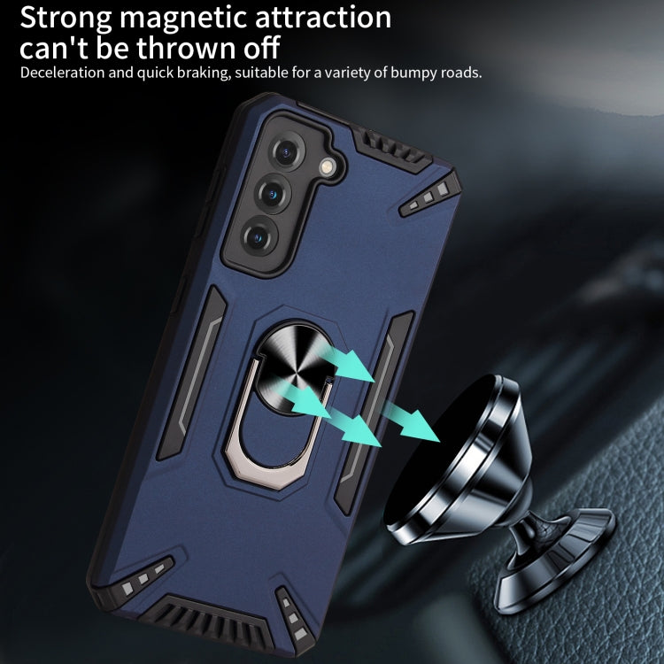 For Samsung Galaxy S21 5G PC + TPU Protective Case with 360 Degrees Rotatable Ring Holder