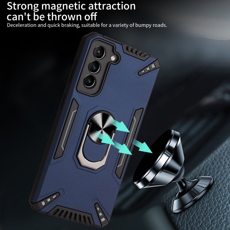For Samsung Galaxy S21+ 5G PC + TPU Protective Case with 360 Degrees Rotatable Ring Holder