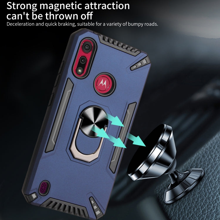 For Motorola Moto E6s 2020 PC + TPU Protective Case with 360 Degrees Rotatable Ring Holder