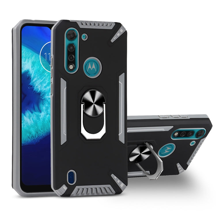 For Motorola Moto G8 Power Lite PC + TPU Protective Case with 360 Degrees Rotatable Ring Holder