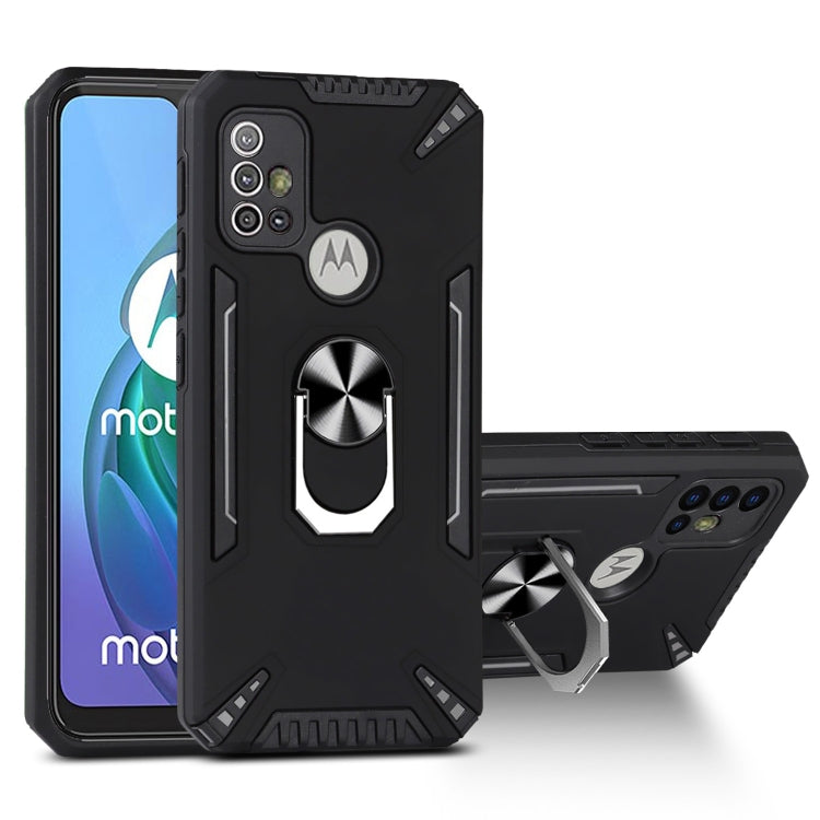 For Motorola Moto G10 / G20 / G30 PC + TPU Protective Case with 360 Degrees Rotatable Ring Holder
