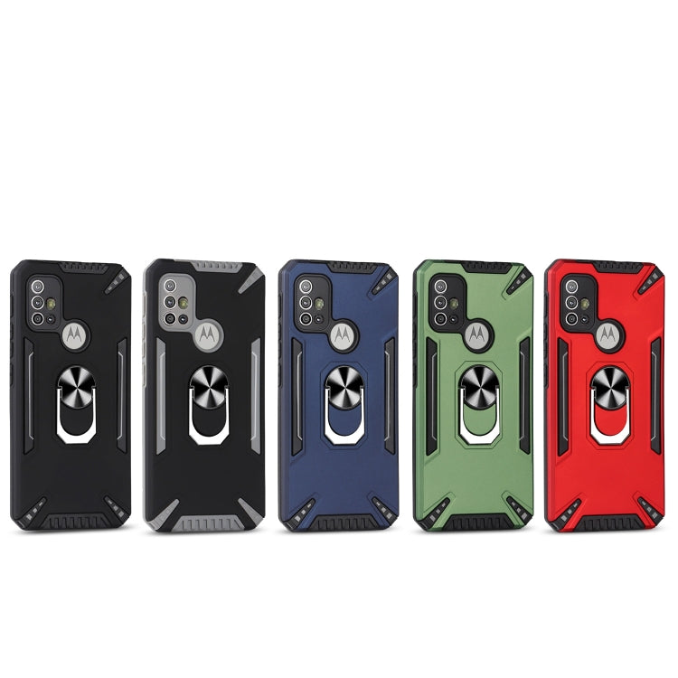 For Motorola Moto G10 / G20 / G30 PC + TPU Protective Case with 360 Degrees Rotatable Ring Holder