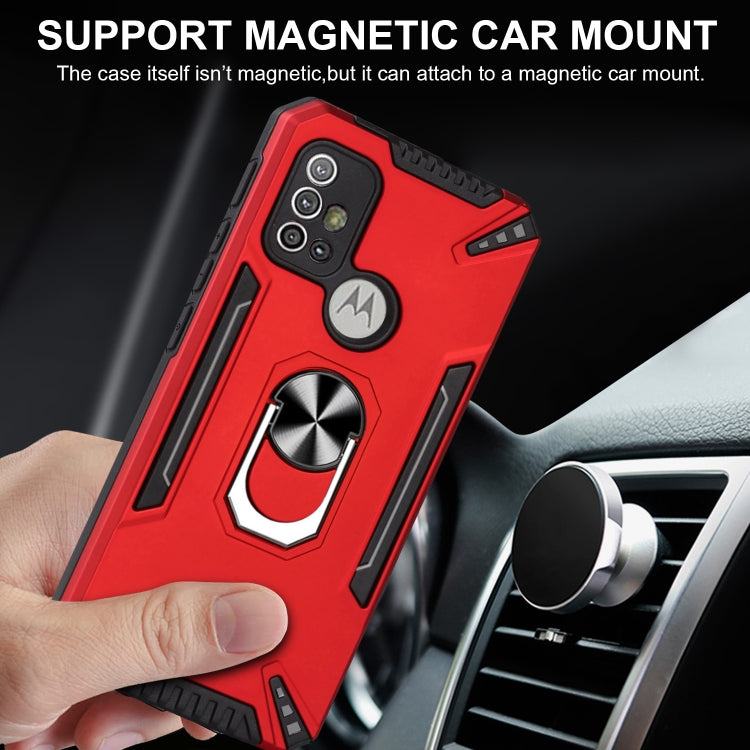 For Motorola Moto G10 / G20 / G30 PC + TPU Protective Case with 360 Degrees Rotatable Ring Holder