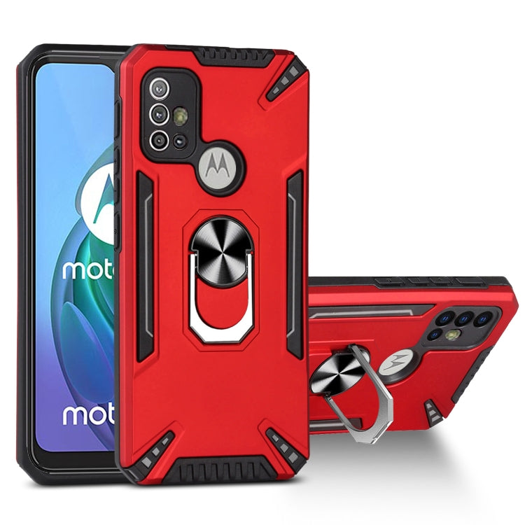 For Motorola Moto G10 / G20 / G30 PC + TPU Protective Case with 360 Degrees Rotatable Ring Holder