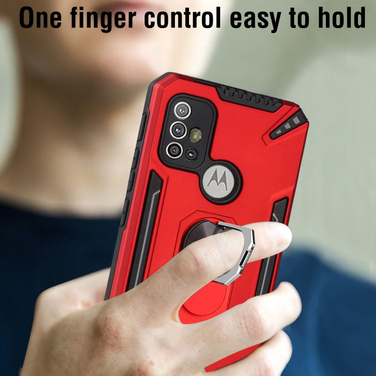 For Motorola Moto G10 / G20 / G30 PC + TPU Protective Case with 360 Degrees Rotatable Ring Holder
