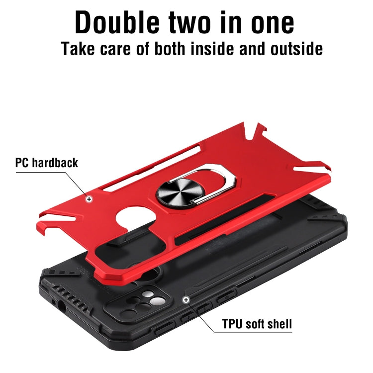 For Motorola Moto G10 / G20 / G30 PC + TPU Protective Case with 360 Degrees Rotatable Ring Holder