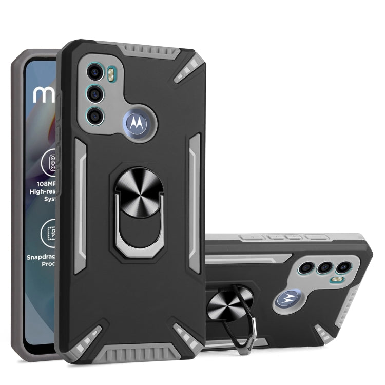 For Motorola Moto G60 PC + TPU Protective Case with 360 Degrees Rotatable Ring Holder