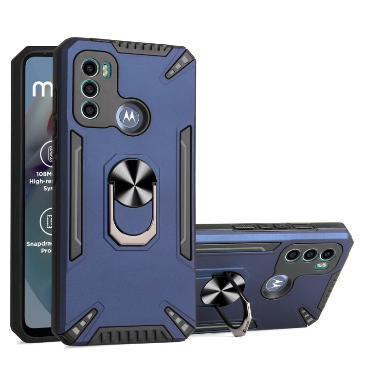 For Motorola Moto G60 PC + TPU Protective Case with 360 Degrees Rotatable Ring Holder