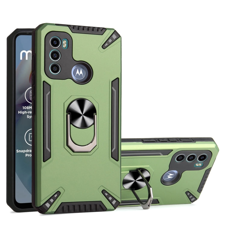 For Motorola Moto G60 PC + TPU Protective Case with 360 Degrees Rotatable Ring Holder