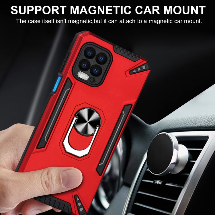 For Motorola Moto G100 PC + TPU Protective Case with 360 Degrees Rotatable Ring Holder