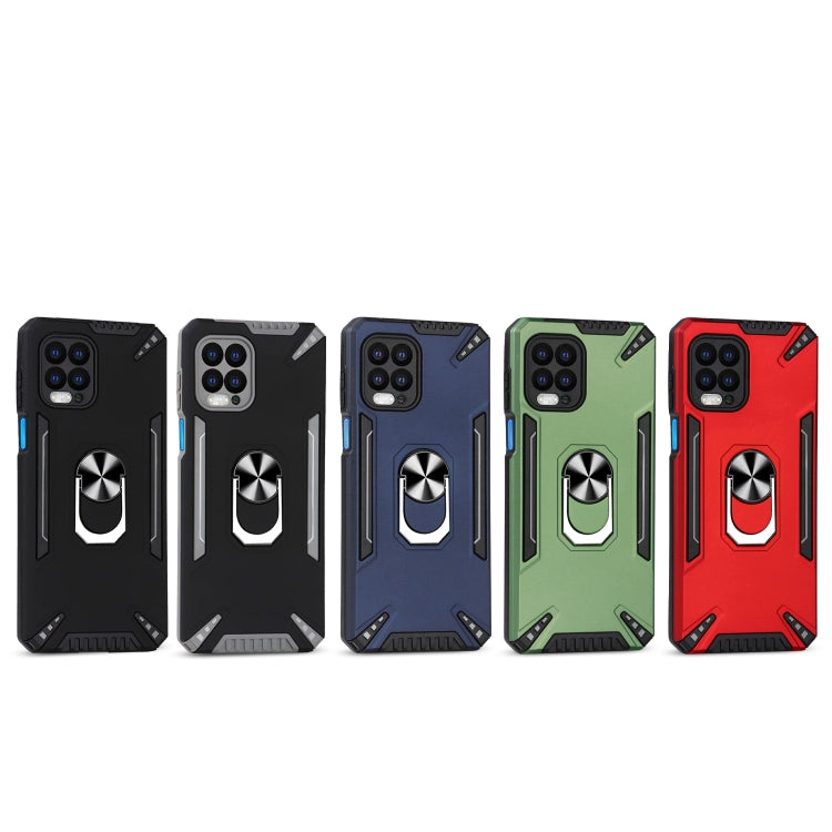 For Motorola Moto G100 PC + TPU Protective Case with 360 Degrees Rotatable Ring Holder