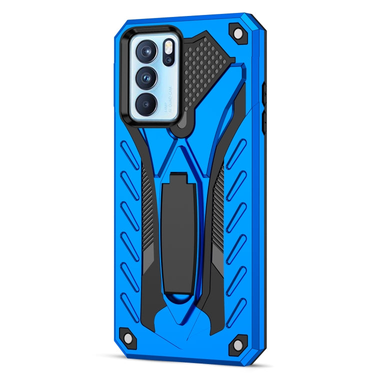 For OPPO Reno6 Pro 5G Shockproof TPU + PC Protective Case with Holder