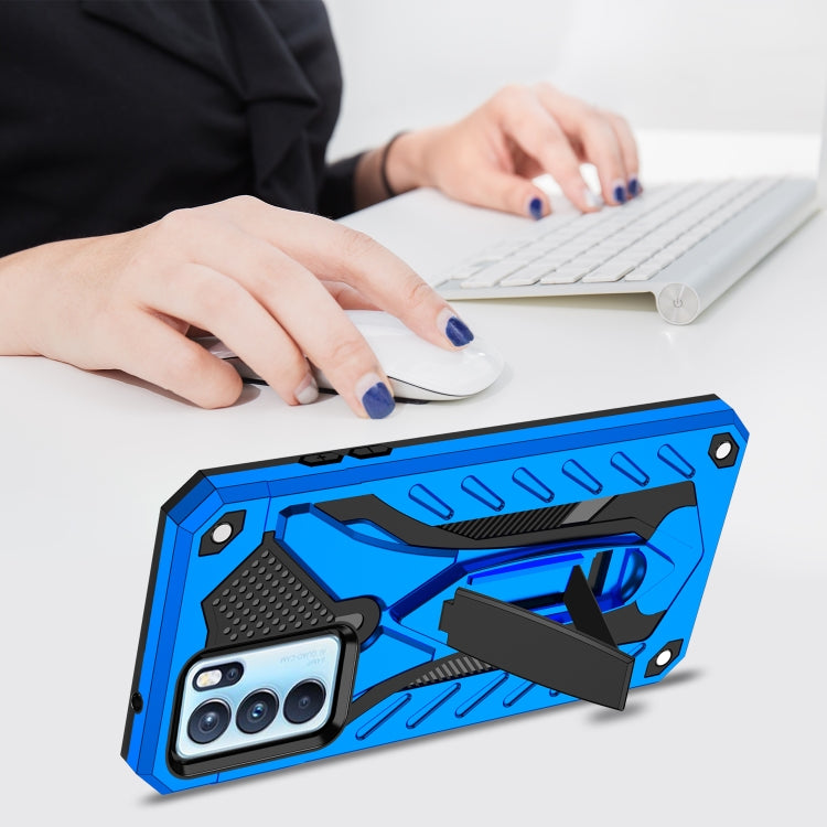 For OPPO Reno6 Pro 5G Shockproof TPU + PC Protective Case with Holder