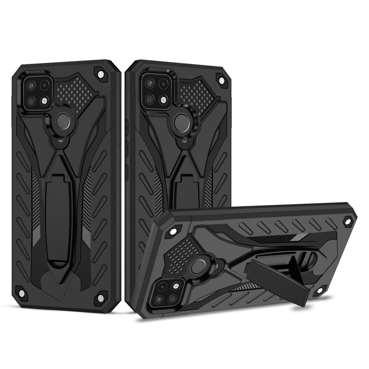 For OPPO Realme C21Y Shockproof TPU + PC Protective Case with Holder