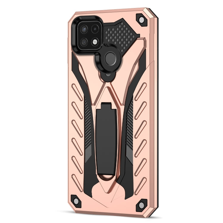 For OPPO Realme C21Y Shockproof TPU + PC Protective Case with Holder