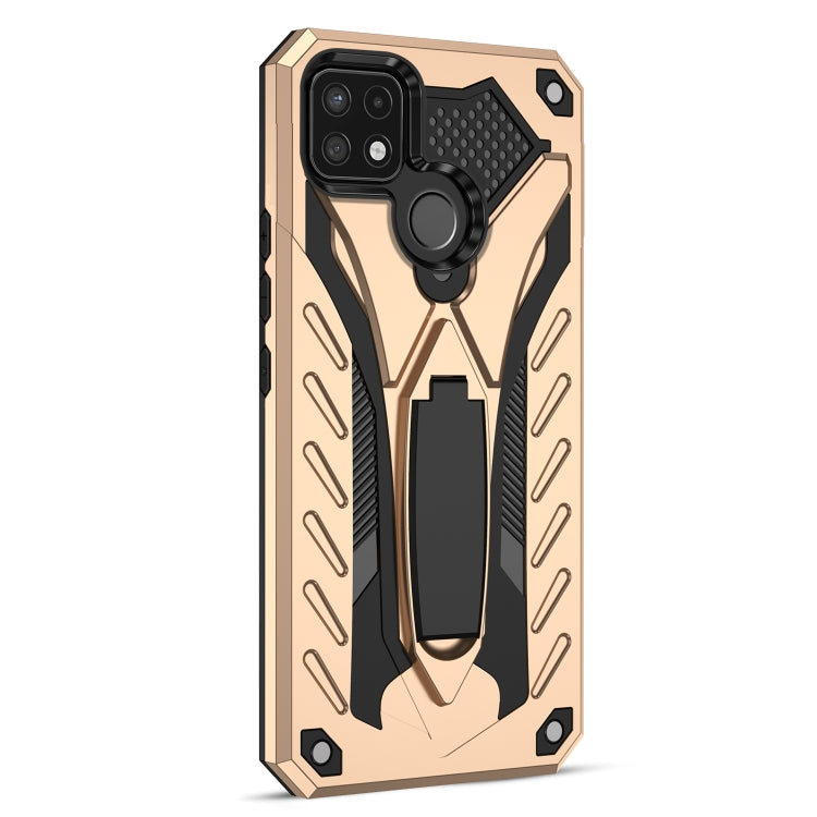 For OPPO Realme C21Y Shockproof TPU + PC Protective Case with Holder