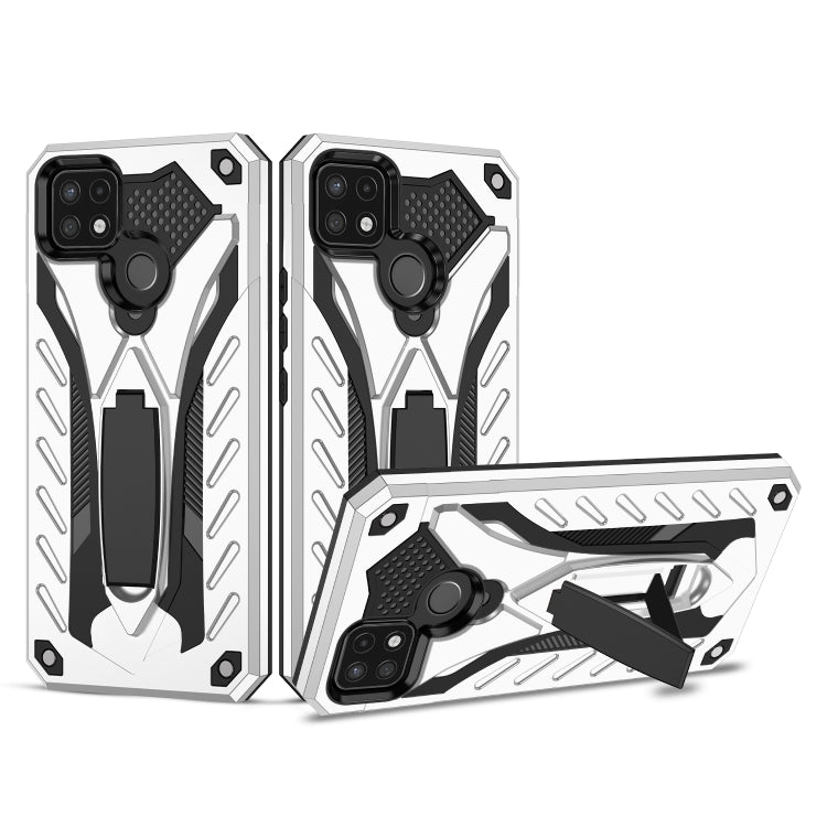 For OPPO Realme C21Y Shockproof TPU + PC Protective Case with Holder