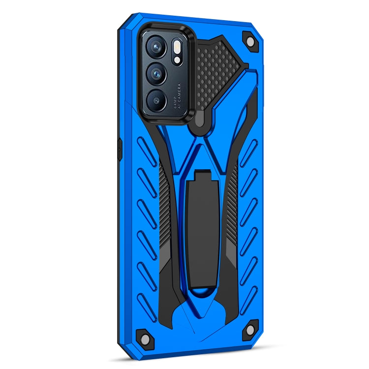 For OPPO Reno6 5G Shockproof TPU + PC Protective Case with Holder