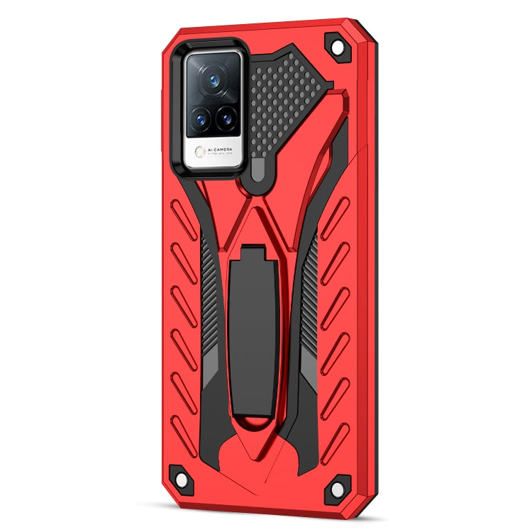 For vivo V21 5G / 4G Shockproof TPU + PC Protective Case with Holder