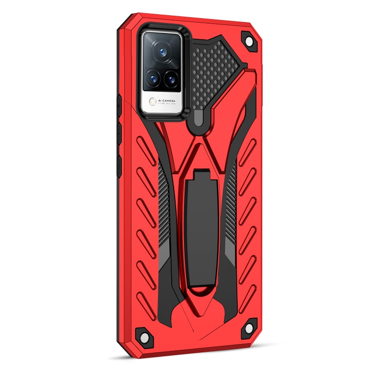 For vivo V21 5G / 4G Shockproof TPU + PC Protective Case with Holder