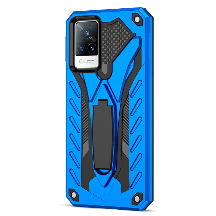 For vivo V21 5G / 4G Shockproof TPU + PC Protective Case with Holder
