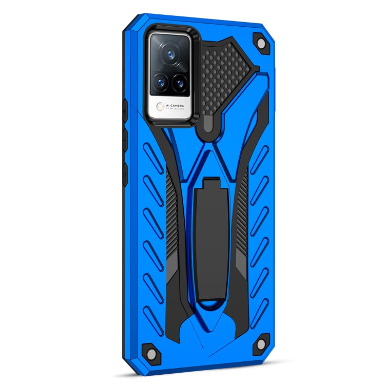 For vivo V21 5G / 4G Shockproof TPU + PC Protective Case with Holder