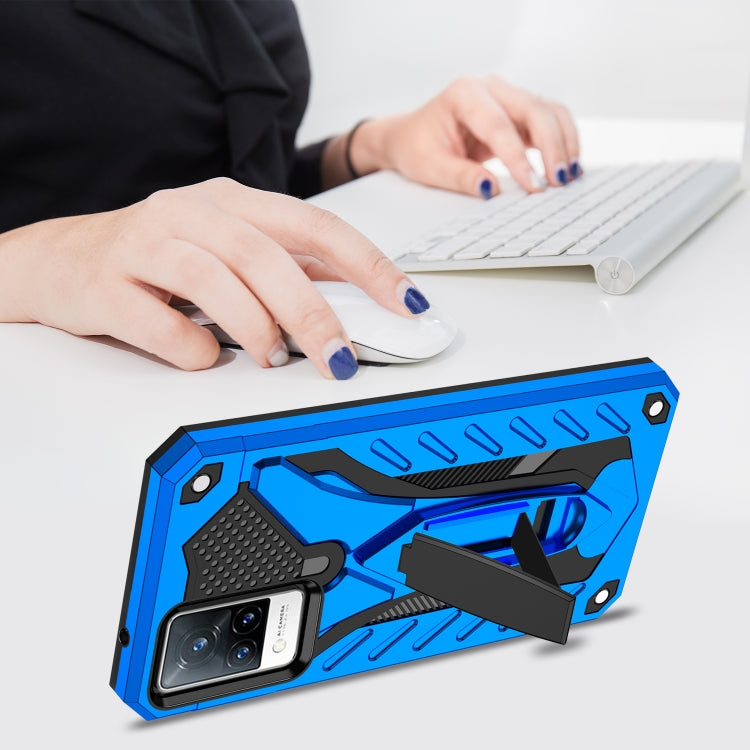 For vivo V21 5G / 4G Shockproof TPU + PC Protective Case with Holder