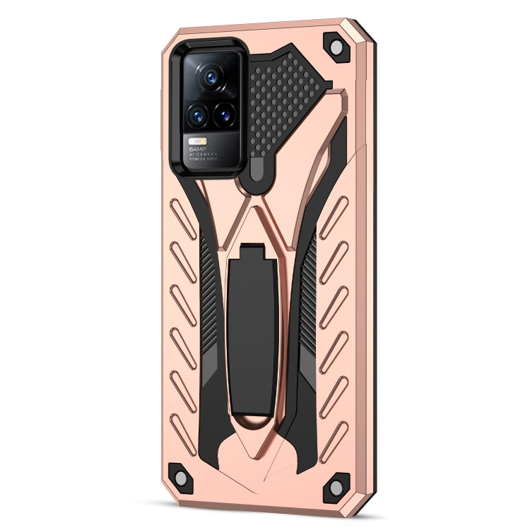 For vivo V21e 5G / 4G Shockproof TPU + PC Protective Case with Holder