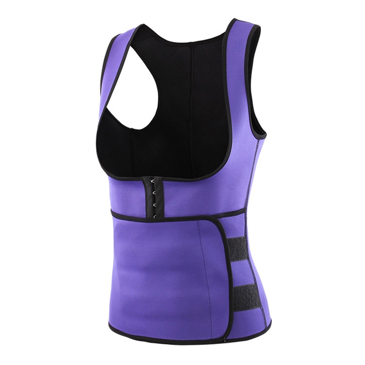 Breasted Shapers Corset Sweat-wicking Waistband Body Shaping Vest, Size:S