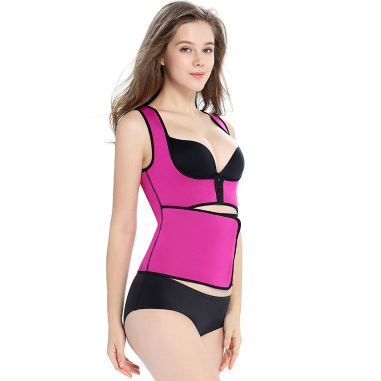 Breasted Shapers Corset Sweat-wicking Waistband Body Shaping Vest, Size:S