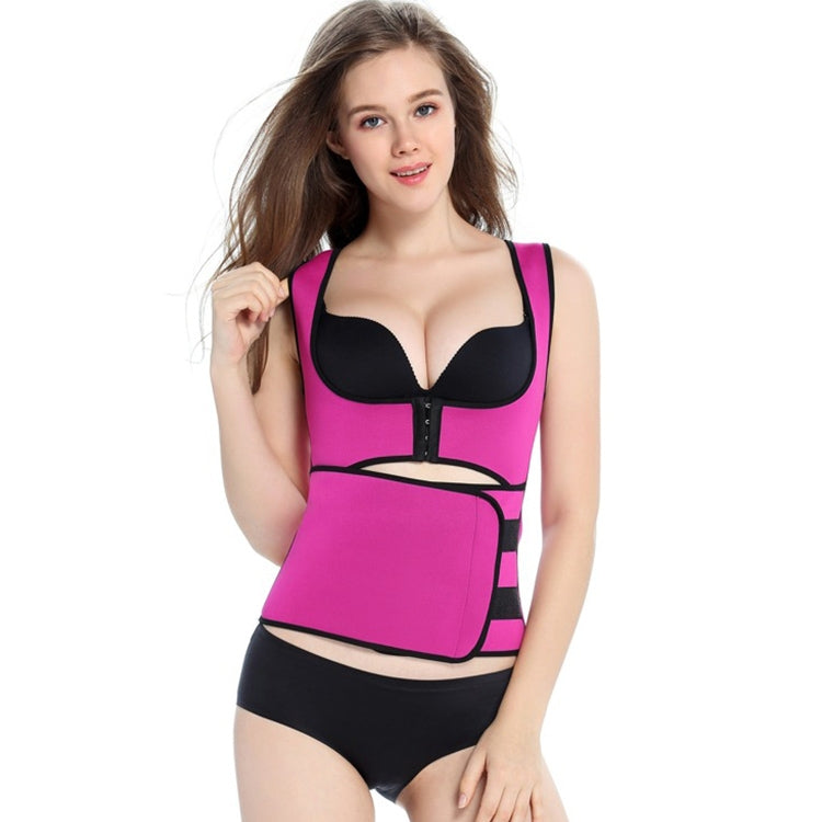 Breasted Shapers Corset Sweat-wicking Waistband Body Shaping Vest, Size:L