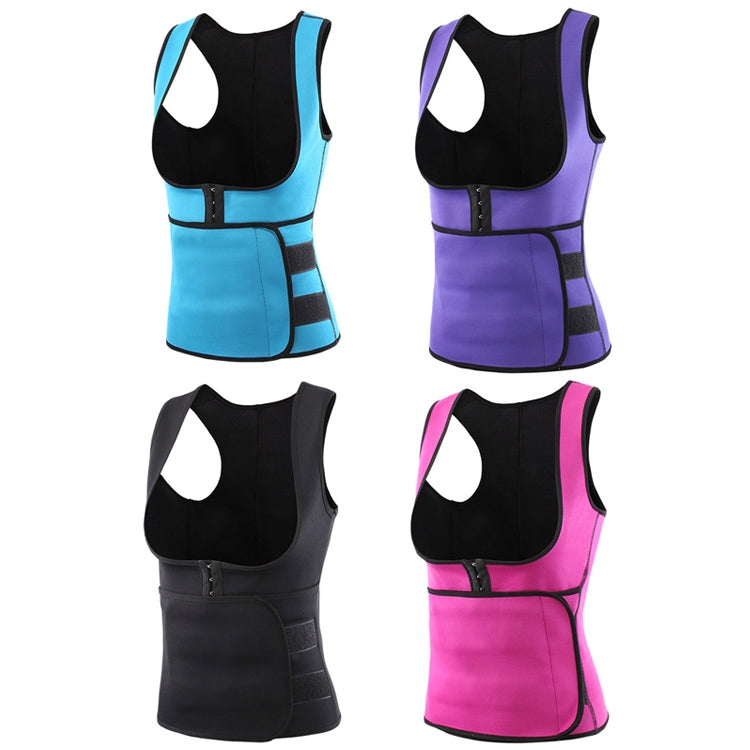 Breasted Shapers Corset Sweat-wicking Waistband Body Shaping Vest, Size:XXXL
