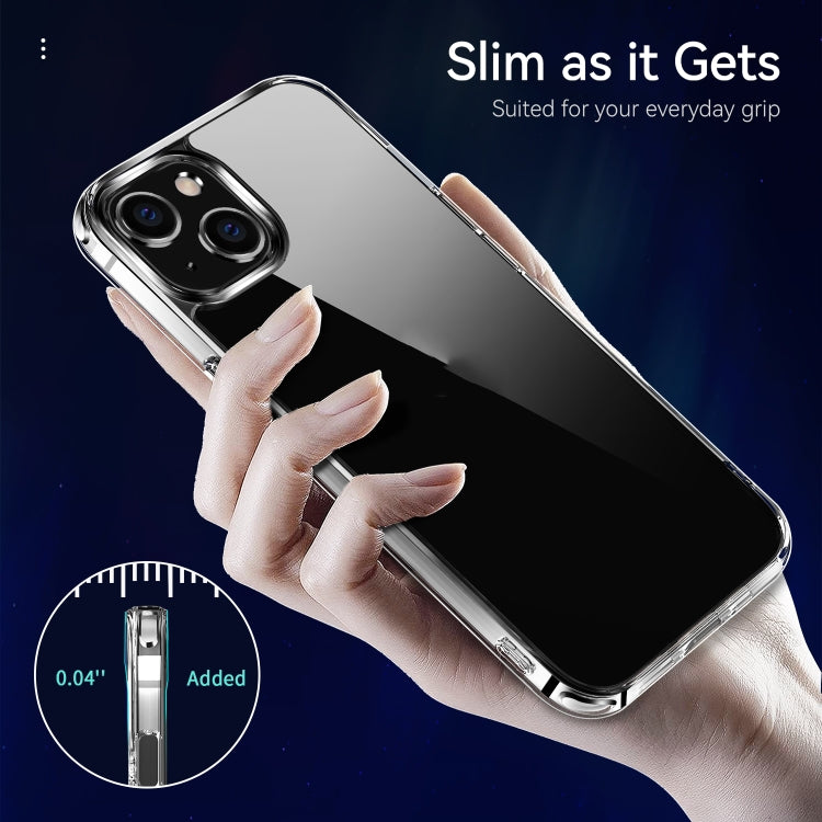 For iPhone 13 TPU + PC Transparent Shockproof Protective Case