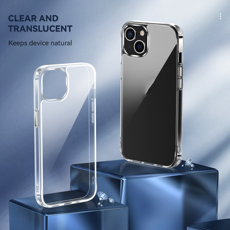For iPhone 13 TPU + PC Transparent Shockproof Protective Case