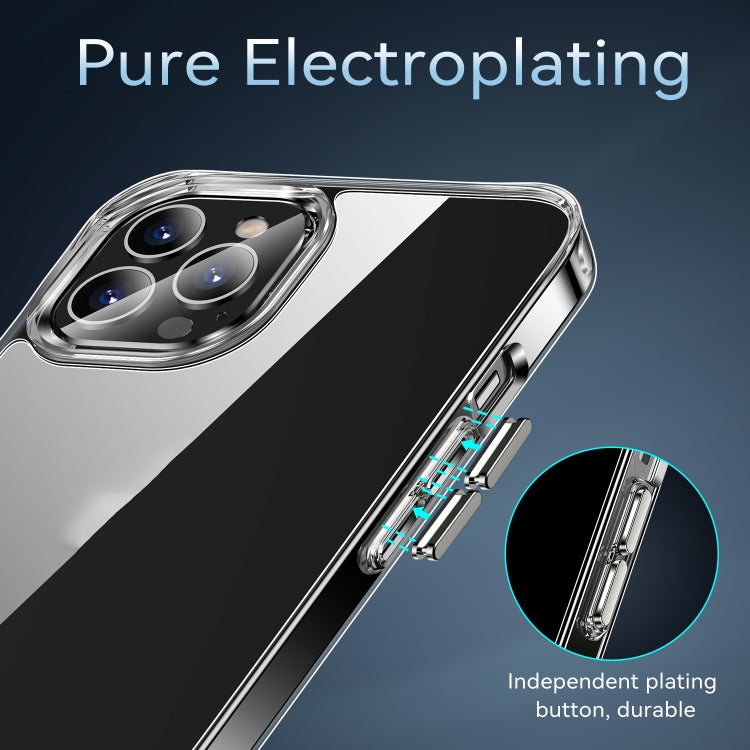 For iPhone 13 Pro Max TPU + PC Transparent Shockproof Protective Case
