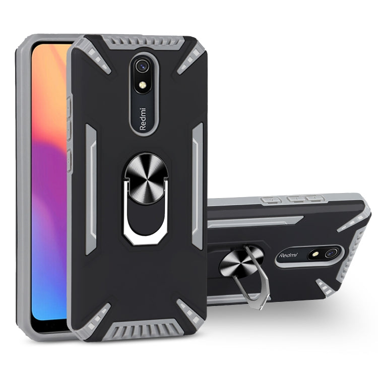 For Xiaomi Redmi 8A PC + TPU Protective Case with 360 Degrees Rotatable Ring Holder