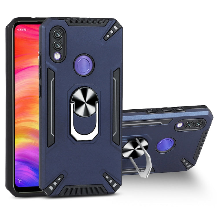 For Xiaomi Redmi Note 7 PC + TPU Protective Case with 360 Degrees Rotatable Ring Holder